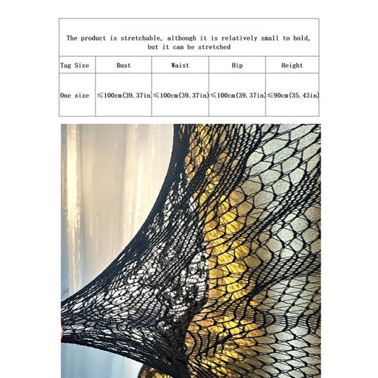 Swimwear jacket, mesh skirt, suitable for outdoor wear during summer beach vacation, also suitable for wearing at the beach.