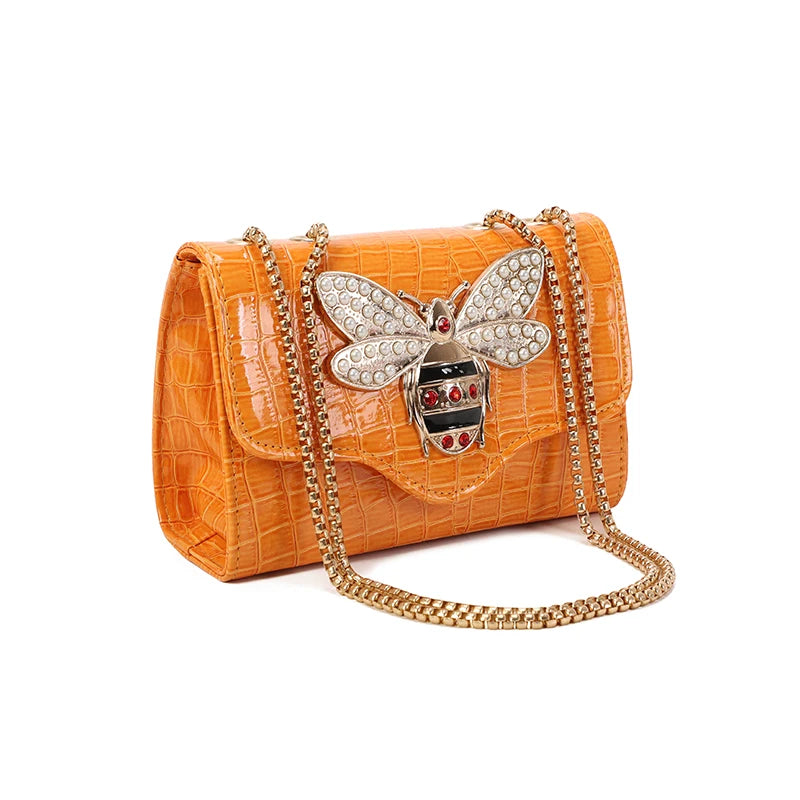 Sacs Fashion Honeybee, sac à bandoulière, petit sac à bandoulière à chaîne pour femme, sacs à main de marque de luxe, sac de voyage pour femme