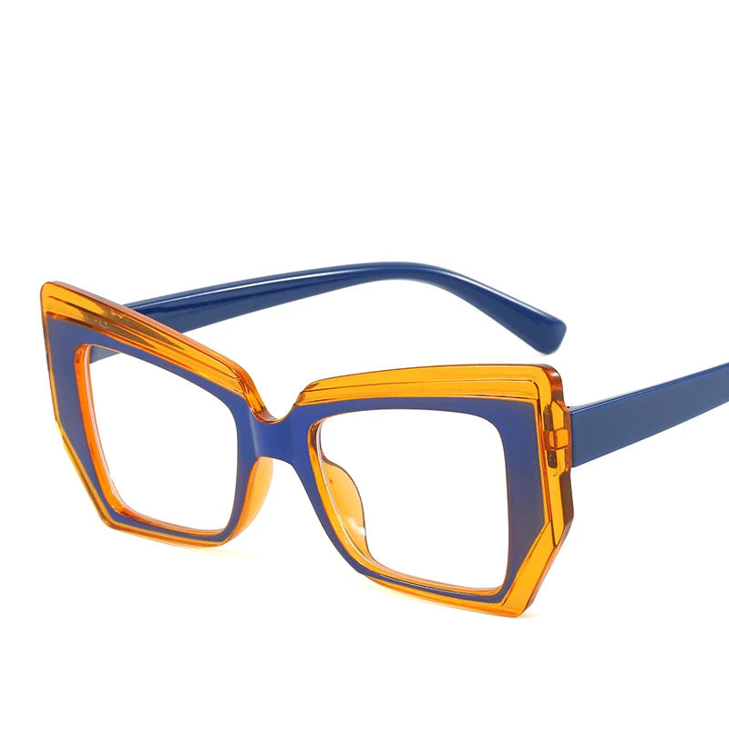 Monture de lunettes d'ordinateur anti-lumière bleue pour hommes et femmes, lunettes de forme spéciale, lunettes de blocage, lunettes optiques, lunettes polygonales