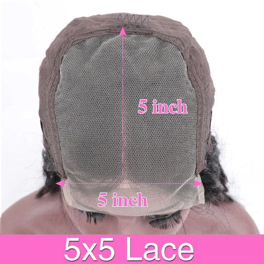 38 40Inch Deep Wave 13x6 Hd Lace Frontal Wig Curly Water Wave Human Hair 5x5 Lace Front Brazilian Wigs For Women Preplucked