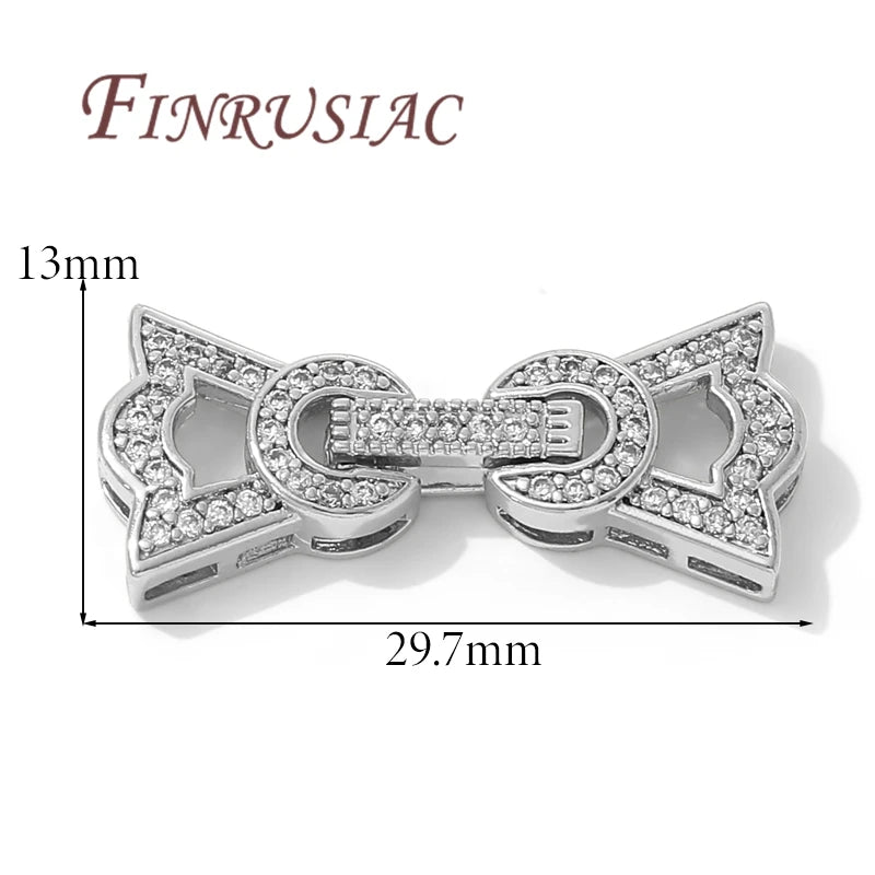 18K Gold Plated Connectors Clasps For Pearl,Bracelet Clasp For Jewelry Making,Necklace Clasp DIY Beading Accessories,Fittings