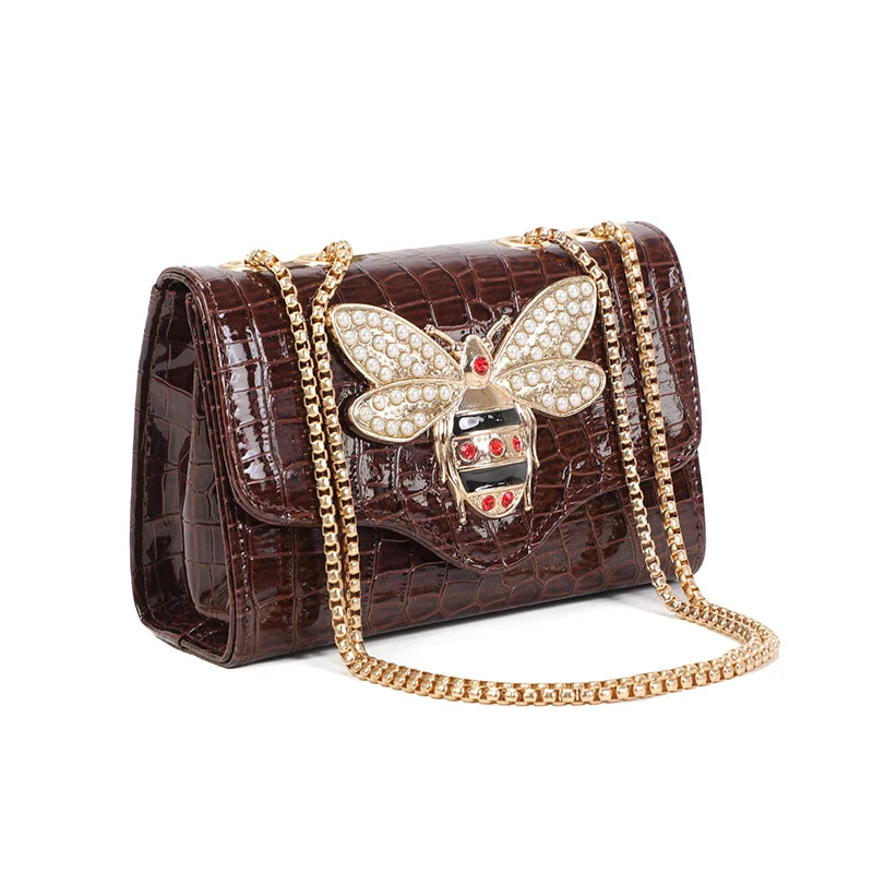 Sacs Fashion Honeybee, sac à bandoulière, petit sac à bandoulière à chaîne pour femme, sacs à main de marque de luxe, sac de voyage pour femme