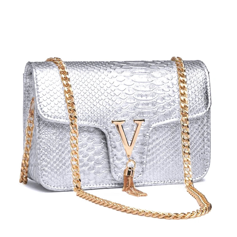 Sacs de luxe en cuir de crocodile pour femmes, sacs à bandoulière avec chaîne, sacs à main, sacs messager, pochettes pour femmes, nouvelle collection 2026