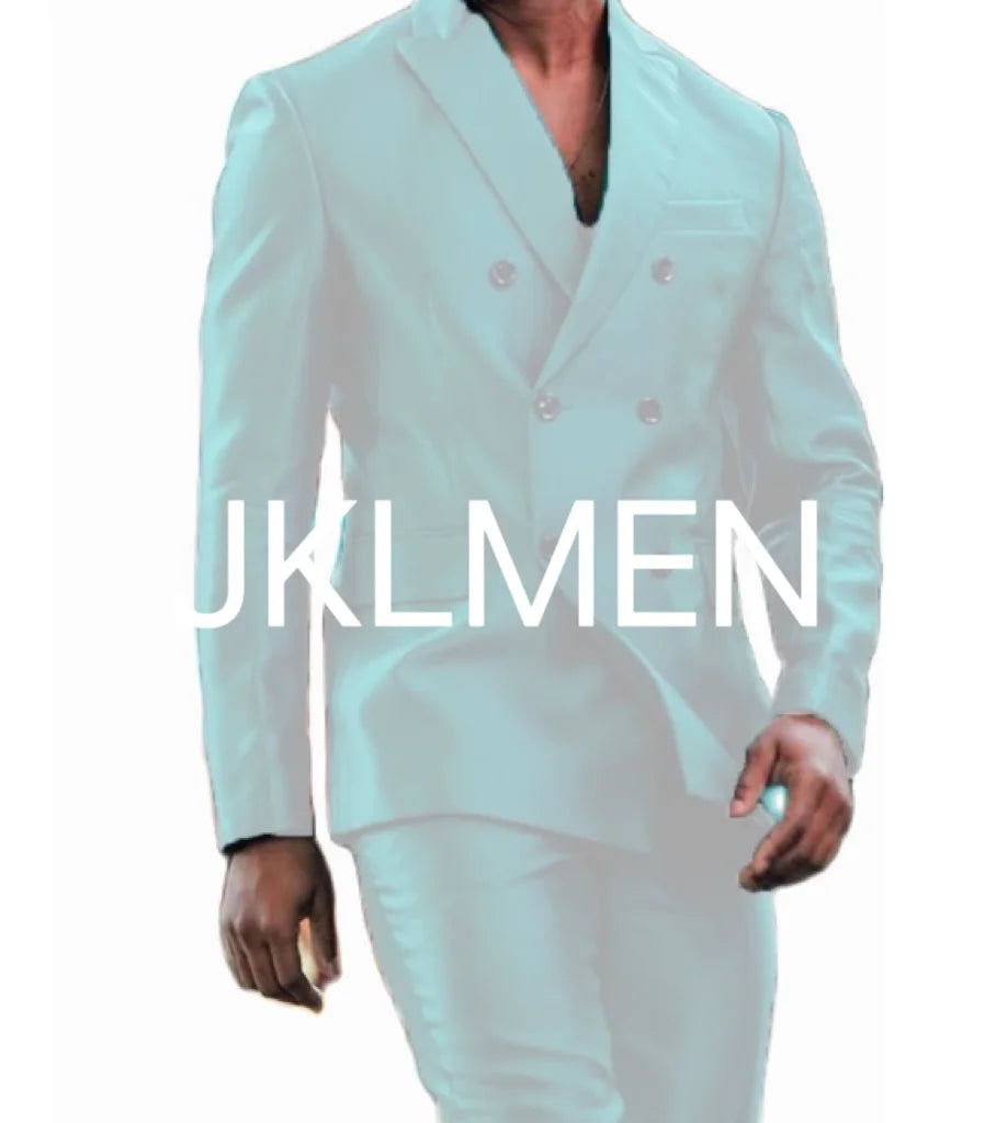 Costumes à double boutonnage pour hommes, veste et pantalon brillants, revers Patricia, smoking Terno Mascul37, marié, mariage, fête de Rh, dernier design
