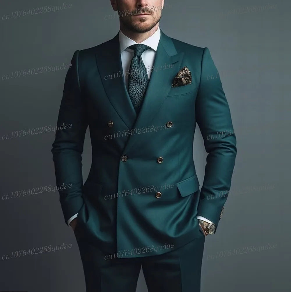 Costume rose pour hommes, pour occasions formelles, fête de mariage, Tuxedos pour marié, Costume de marié, ensemble 2 pièces, Blazer et pantalon, nouvelle collection