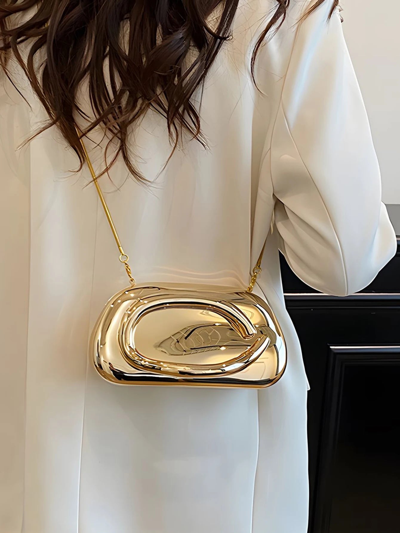 Sacs à bandoulière en forme de boîte acrylique pour femmes, élégants, sacs de soirée, sac à main mignon de fête, Mini portefeuille de mariage, pochette de Banquet