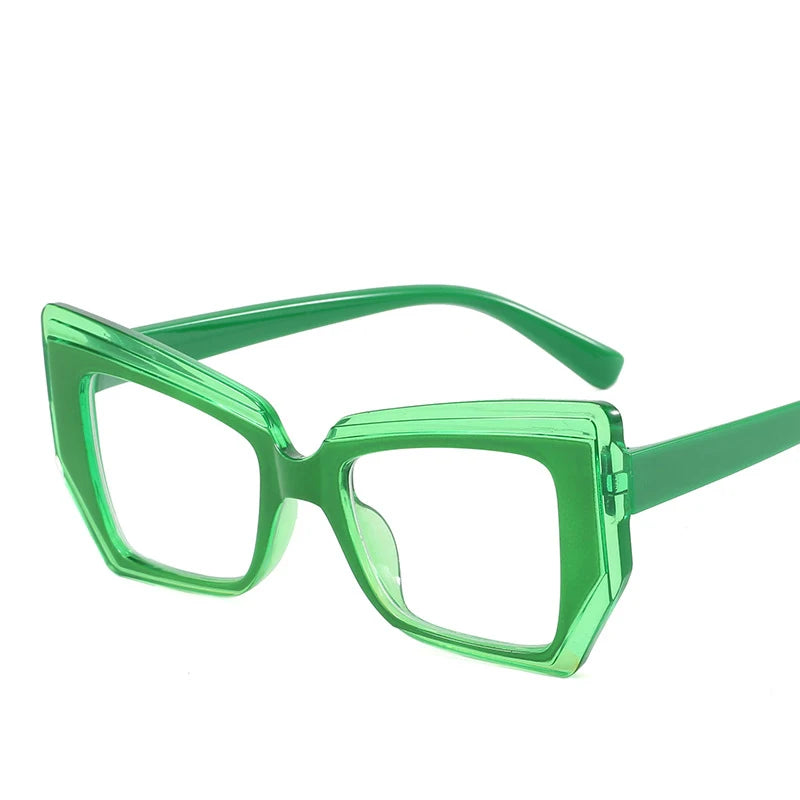 Monture de lunettes d'ordinateur anti-lumière bleue pour hommes et femmes, lunettes de forme spéciale, lunettes de blocage, lunettes optiques, lunettes polygonales