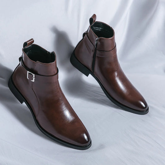 Mocassins en Cuir de Marque de Luxe pour Homme, Chaussures Respirantes, à Enfiler, Solides, Formelles, Décontractées, Faites à la Main, de Styliste
