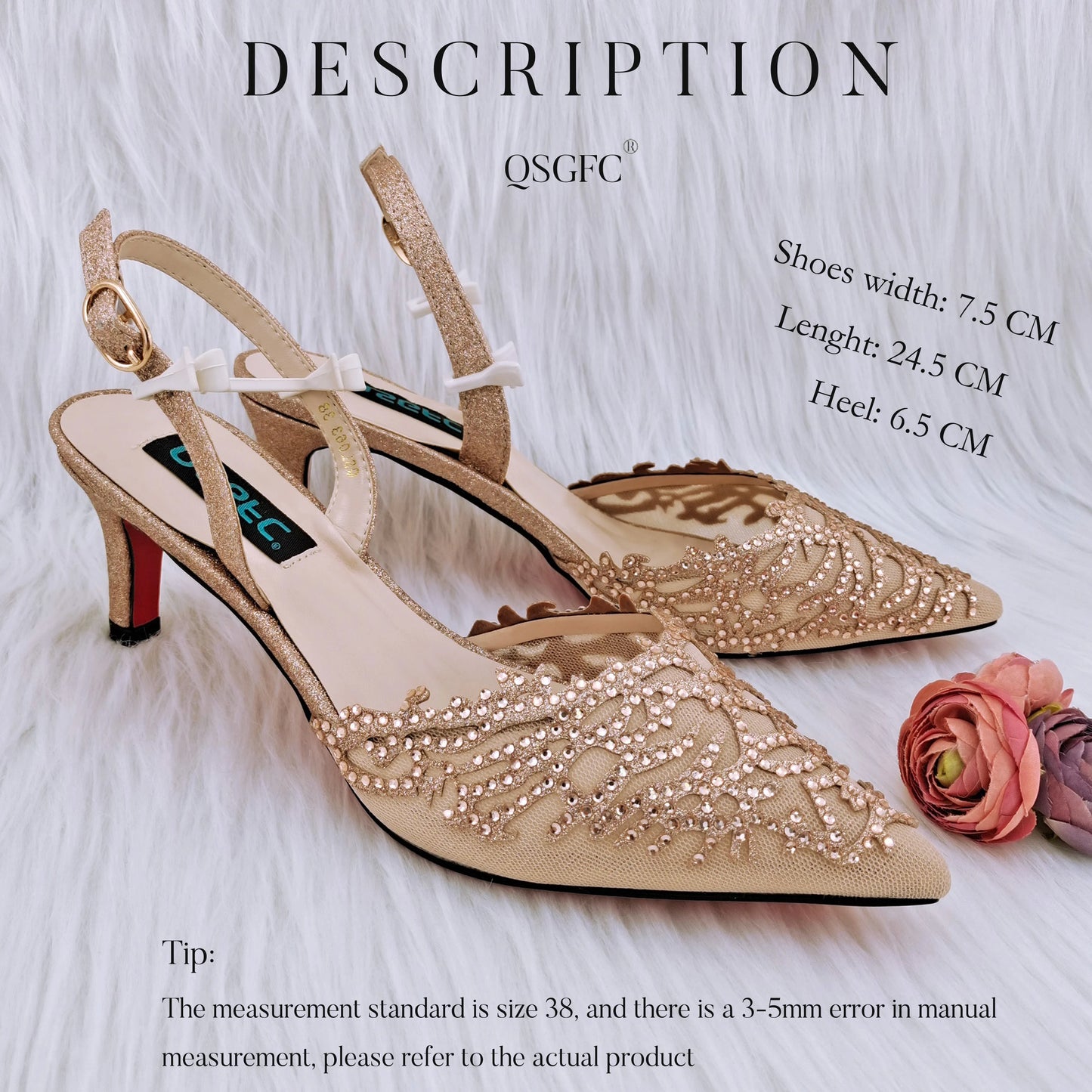 QSGDavid-Chaussures et sac en biscuits orange pour dames, décoration de lieux, creux avec le même document, belle fête, petit