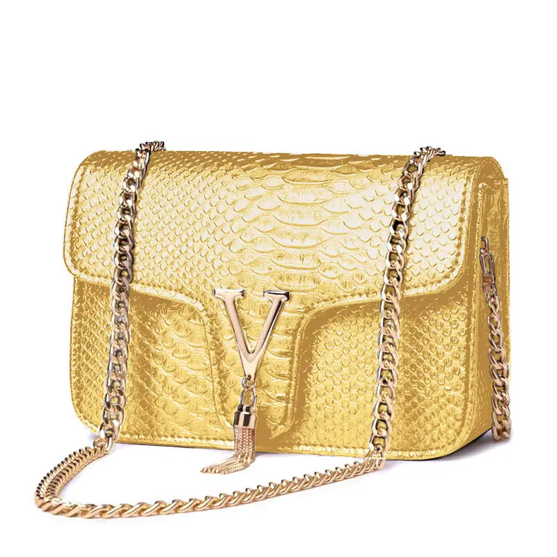Sacs de luxe en cuir de crocodile pour femmes, sacs à bandoulière avec chaîne, sacs à main, sacs messager, pochettes pour femmes, nouvelle collection 2026
