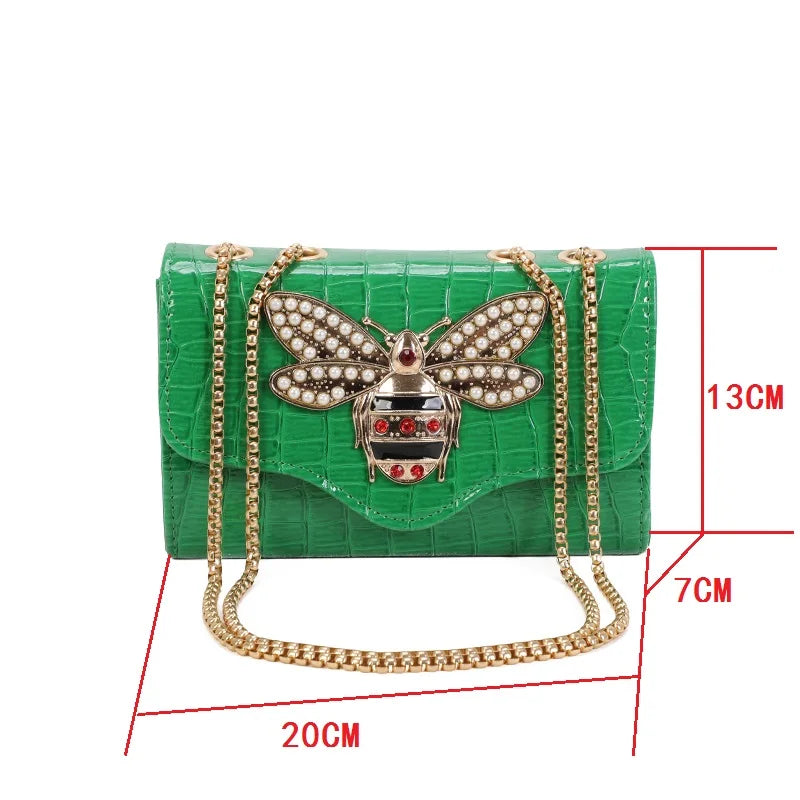 Sacs Fashion Honeybee, sac à bandoulière, petit sac à bandoulière à chaîne pour femme, sacs à main de marque de luxe, sac de voyage pour femme
