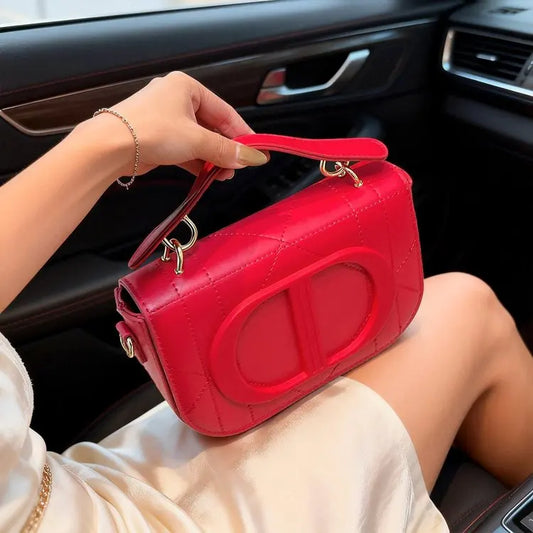 Sac à main matelassé de luxe pour femme, nouvelle collection 2026, avec détails lettres, élégant, multicolore, sac à bandoulière