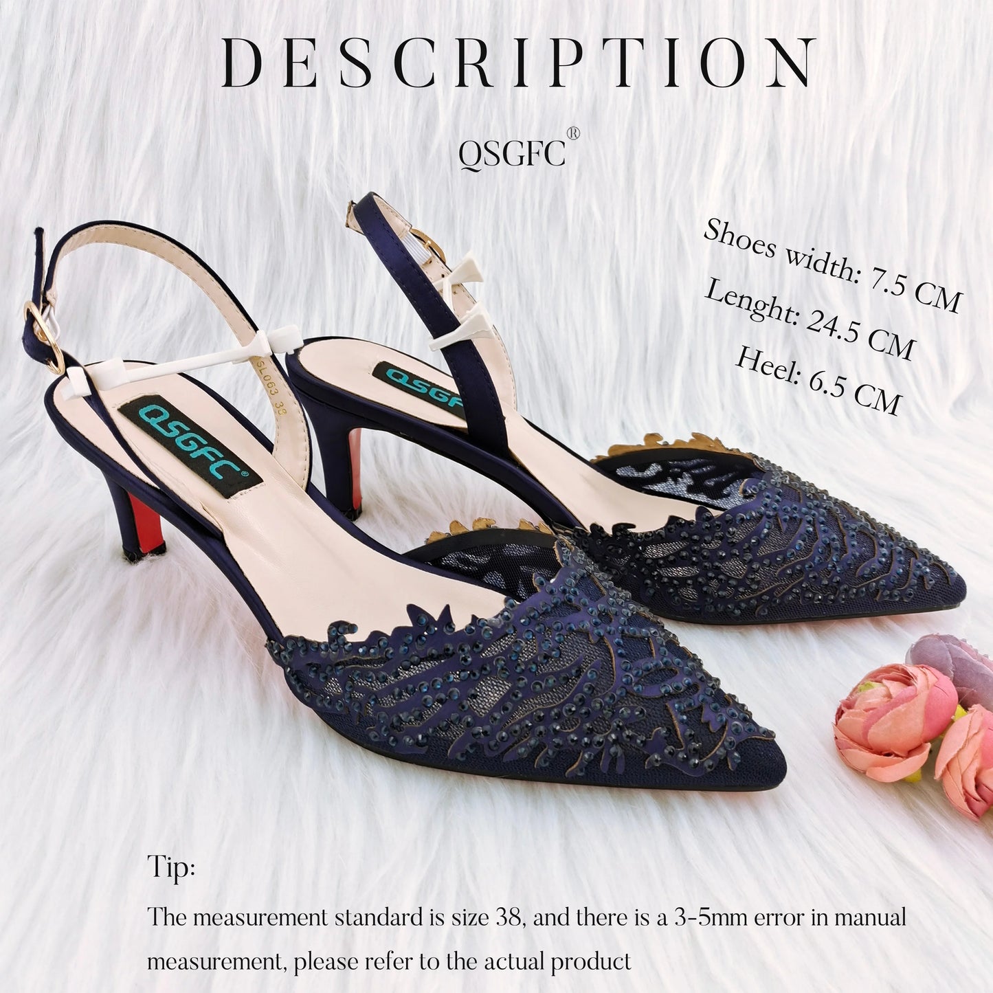 QSGDavid-Chaussures et sac en biscuits orange pour dames, décoration de lieux, creux avec le même document, belle fête, petit