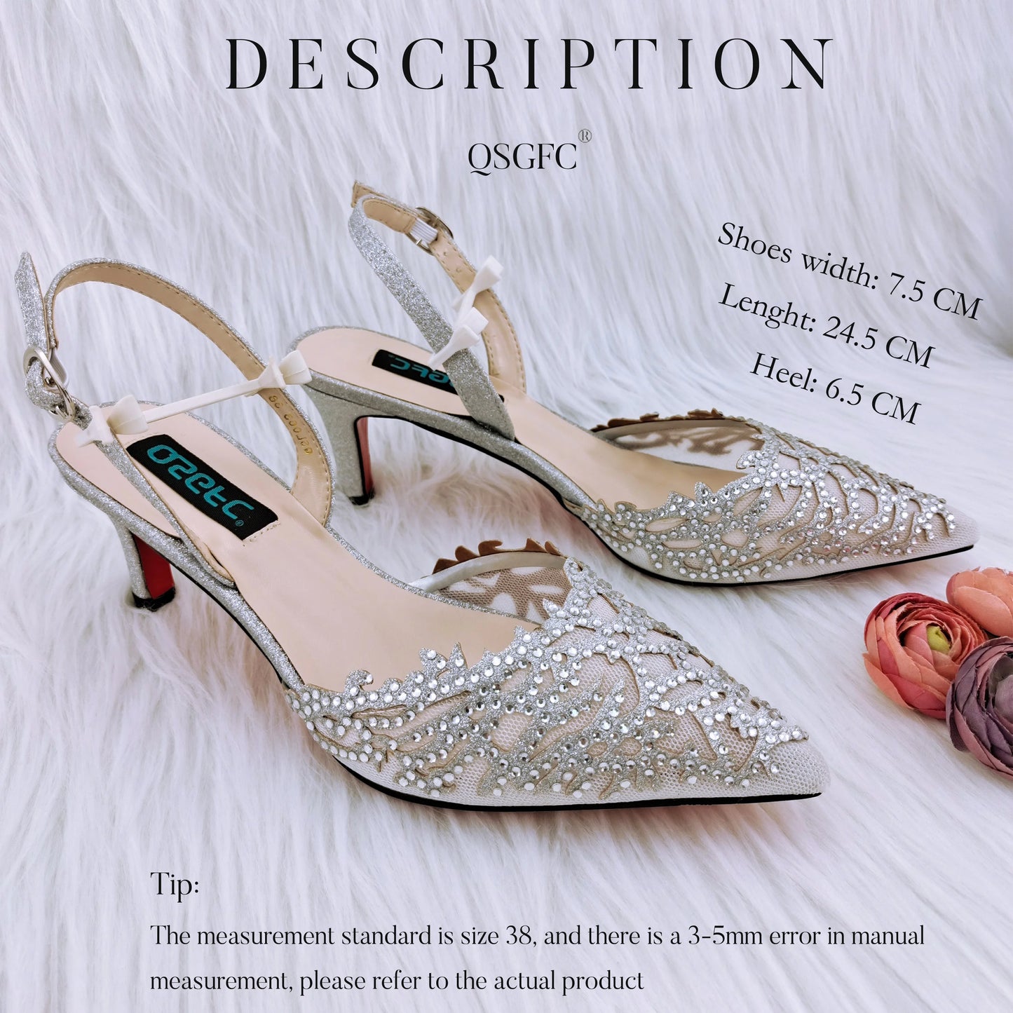 QSGDavid-Chaussures et sac en biscuits orange pour dames, décoration de lieux, creux avec le même document, belle fête, petit