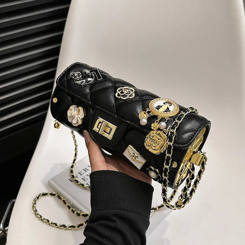 Sac à bandoulière en losange pour femmes, sac à bandoulière, sac à main pour femmes