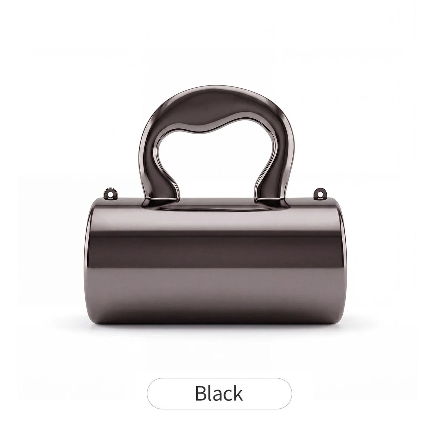 Pochette cylindrique mini élégante en acrylique doré, scintillante, pour soirées/fêtes, sac de luxe pour femmes, à porter à l'épaule ou en bandoulière