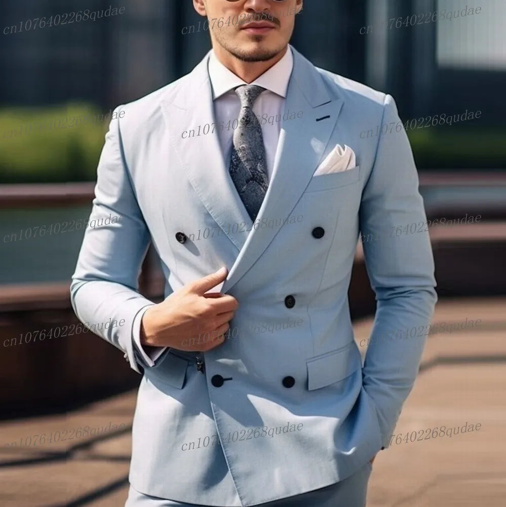 Costume rose pour hommes, pour occasions formelles, fête de mariage, Tuxedos pour marié, Costume de marié, ensemble 2 pièces, Blazer et pantalon, nouvelle collection