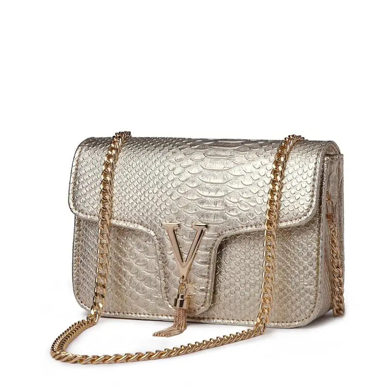 Sacs de luxe en cuir de crocodile pour femmes, sacs à bandoulière avec chaîne, sacs à main, sacs messager, pochettes pour femmes, nouvelle collection 2026
