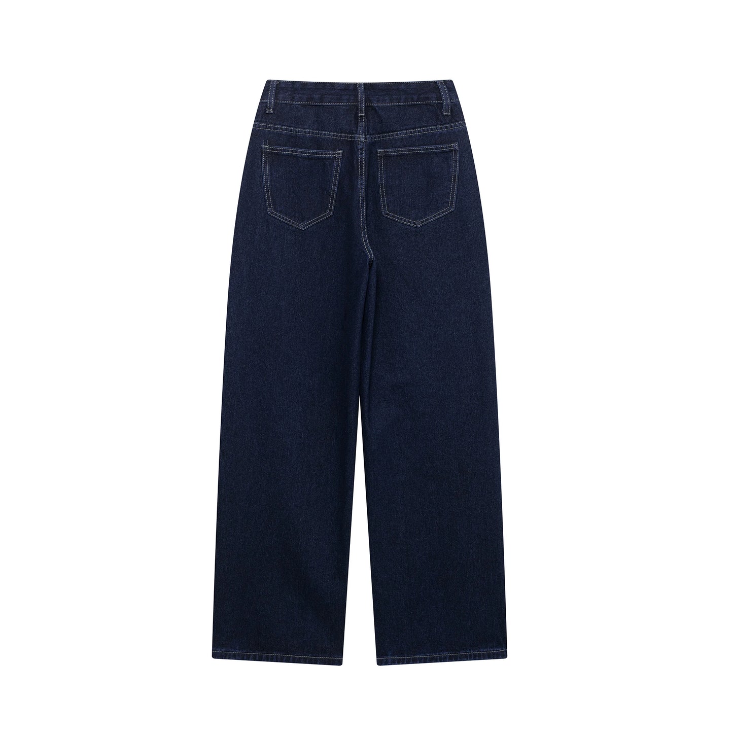 DUOPERI femmes mode 2 pièces ensembles avec ceinture vestes en jean et Vintage avant fermeture éclair jean pantalon Feamle Chic dame pantalons ensembles