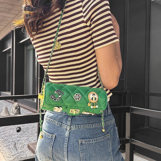 Sac à bandoulière en losange pour femmes, sac à bandoulière, sac à main pour femmes