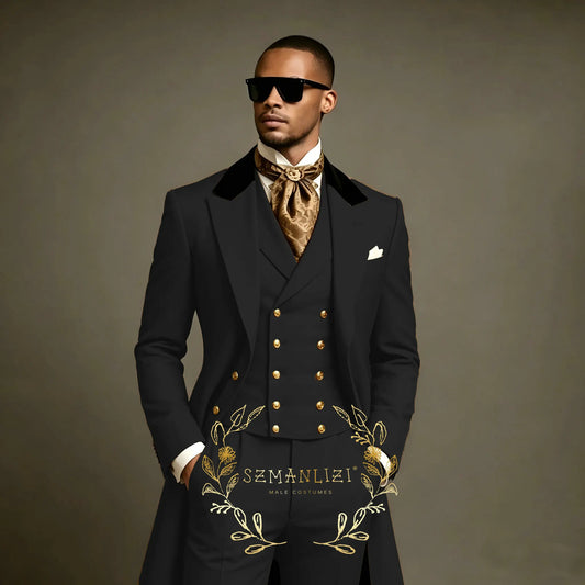 Costume de bal gris clair 3 pièces coupe ajustée pour homme, ensemble blazer long pour marié, garçons d'honneur, affaires, banquet, soirée