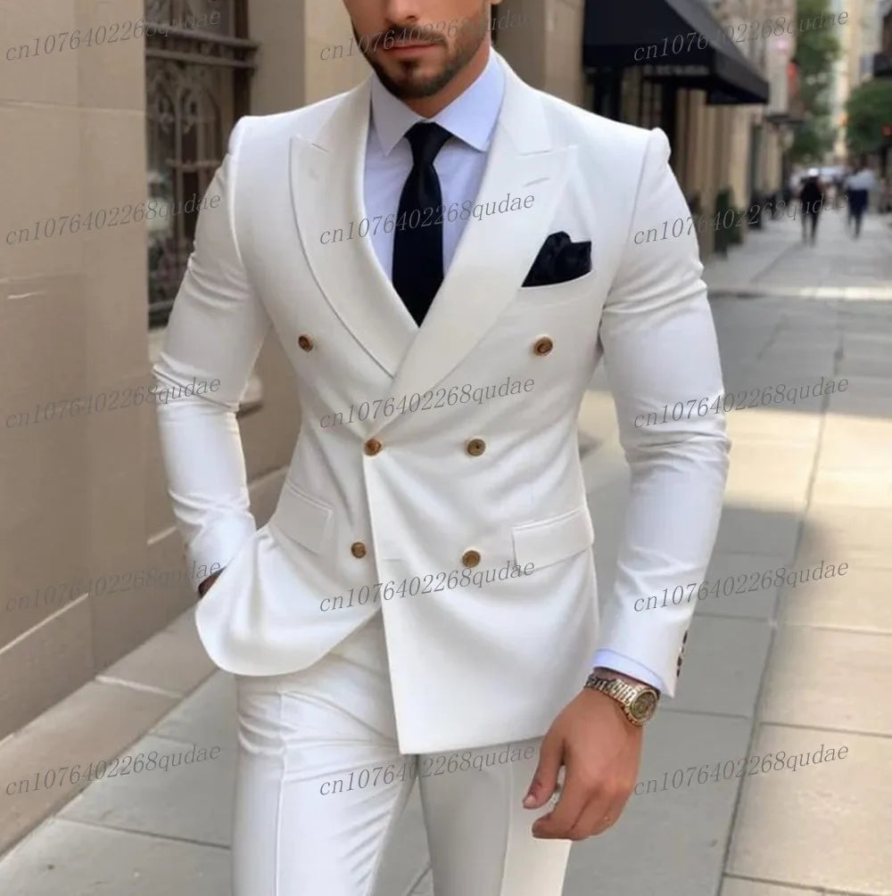 Costume rose pour hommes, pour occasions formelles, fête de mariage, Tuxedos pour marié, Costume de marié, ensemble 2 pièces, Blazer et pantalon, nouvelle collection