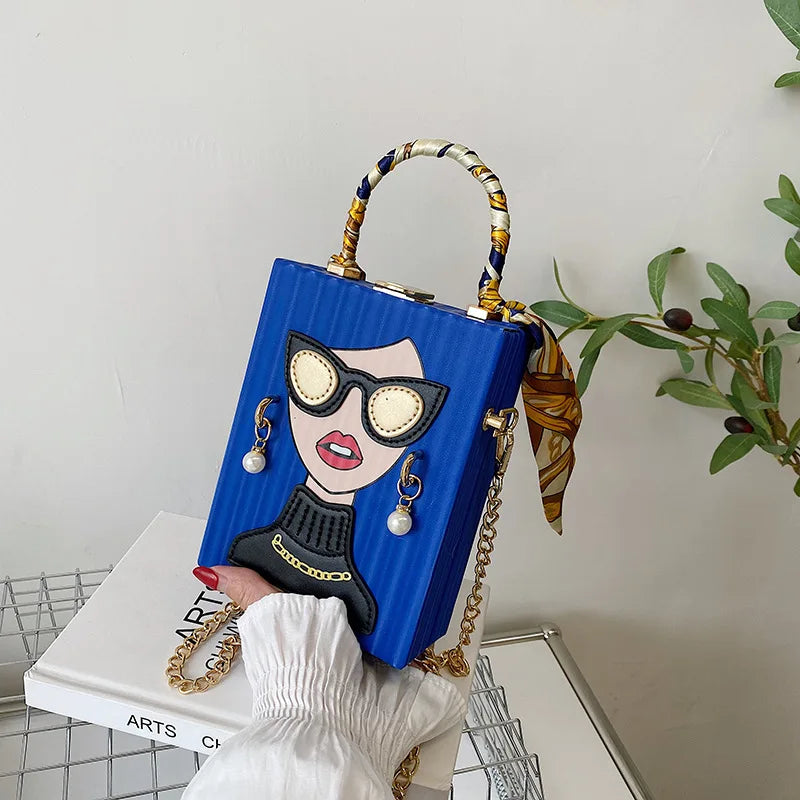 Sacs de soirée pour femmes, sac à bandoulière en cuir à la mode, dur de haute qualité, Hip Hop Party, sac à main de luxe de styliste, nouvelle collection 2023