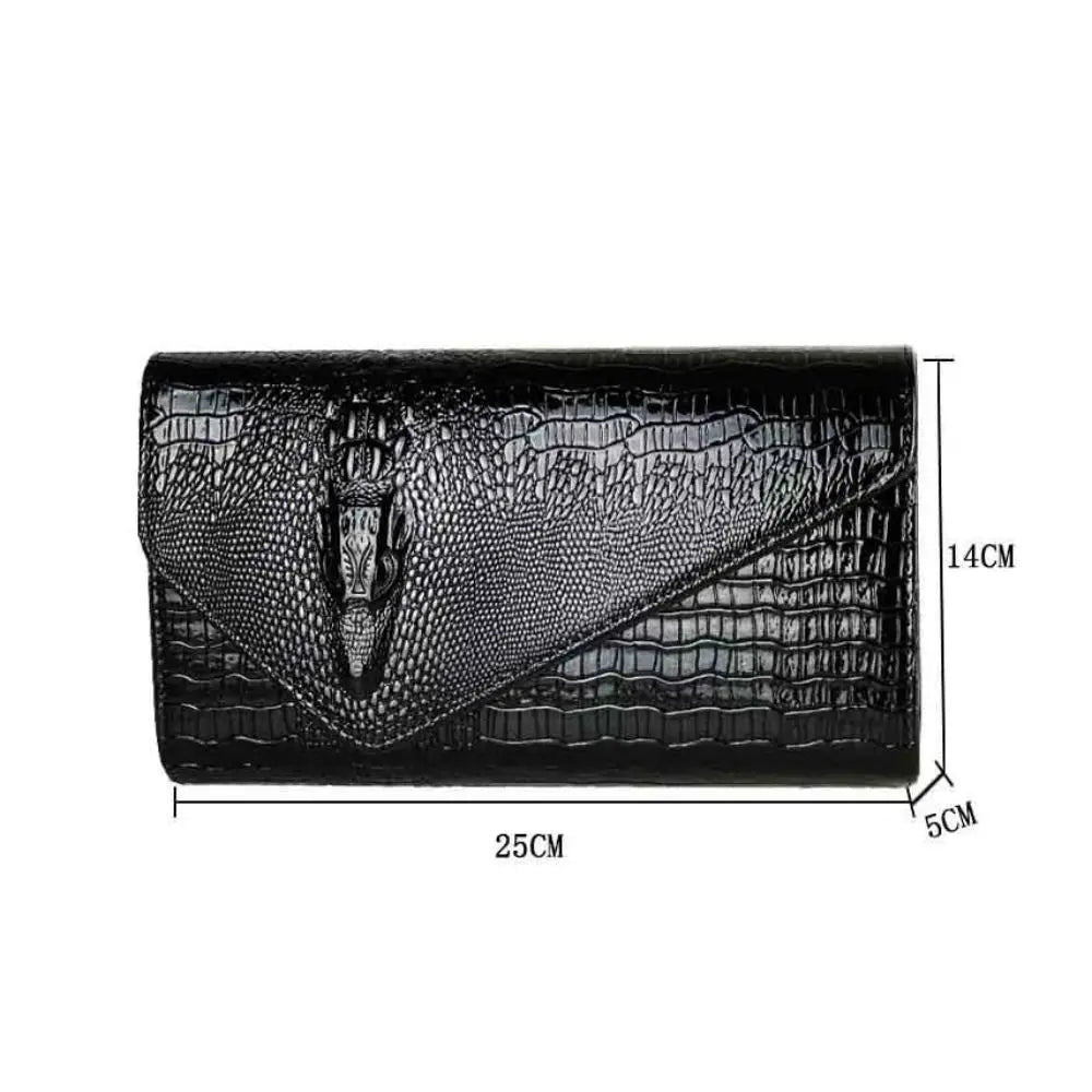 Sacs à main en cuir de crocodile pour femmes, sacoches à bandoulière, pochette féminine, nouvelle collection