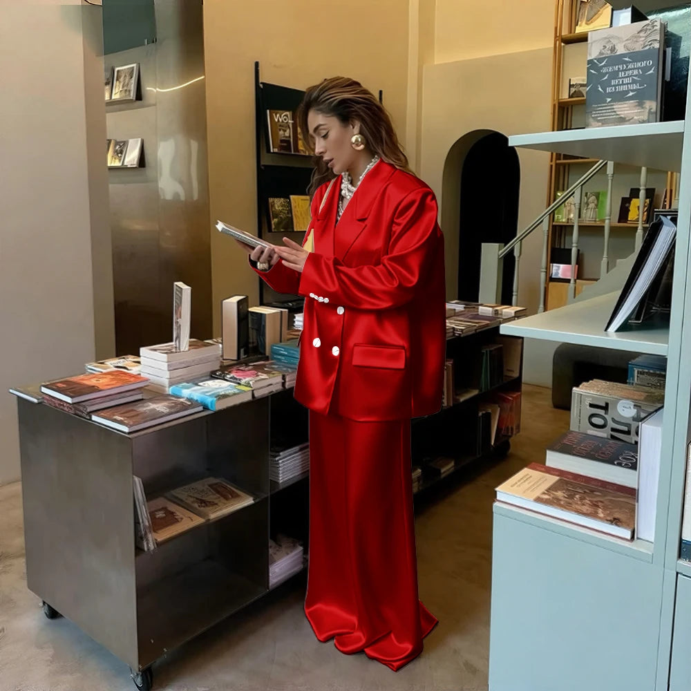 Costume élégant pour femmes, ensemble 2 pièces (veste + jupe mi-longue), magnifique vêtement d'extérieur pour invités de mariage, Look formel de soirée