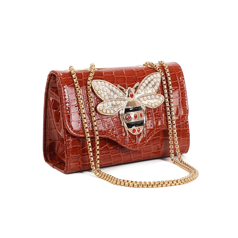 Sacs Fashion Honeybee, sac à bandoulière, petit sac à bandoulière à chaîne pour femme, sacs à main de marque de luxe, sac de voyage pour femme