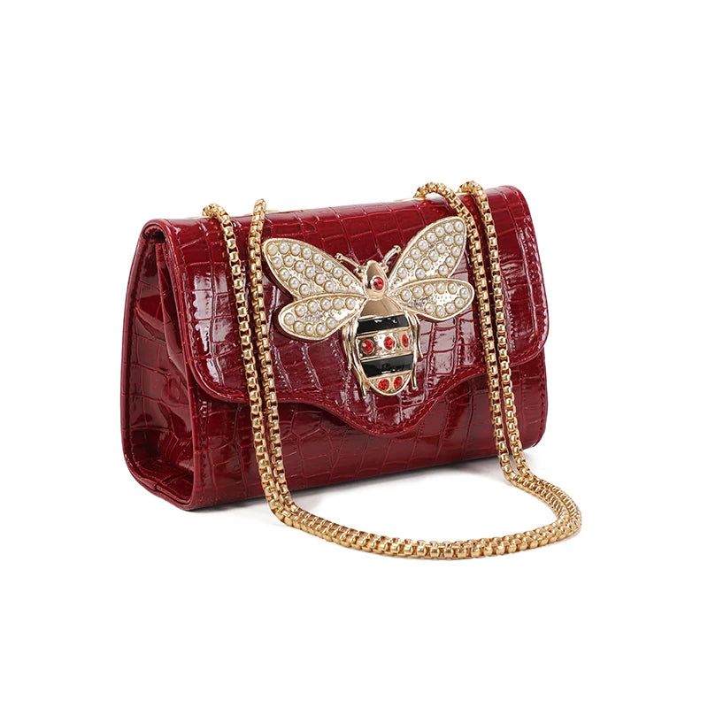 Sacs Fashion Honeybee, sac à bandoulière, petit sac à bandoulière à chaîne pour femme, sacs à main de marque de luxe, sac de voyage pour femme