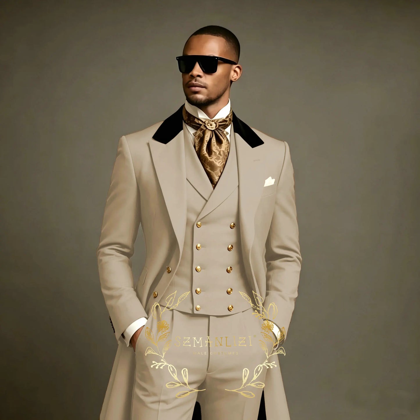 Costume de bal gris clair 3 pièces coupe ajustée pour homme, ensemble blazer long pour marié, garçons d'honneur, affaires, banquet, soirée