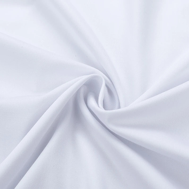Boutons de manchette français brodés pour hommes, chemise à manches longues avec épingles à col, chemise habillée à grand col pour vêtements de cérémonie d'affaires, Gentlema