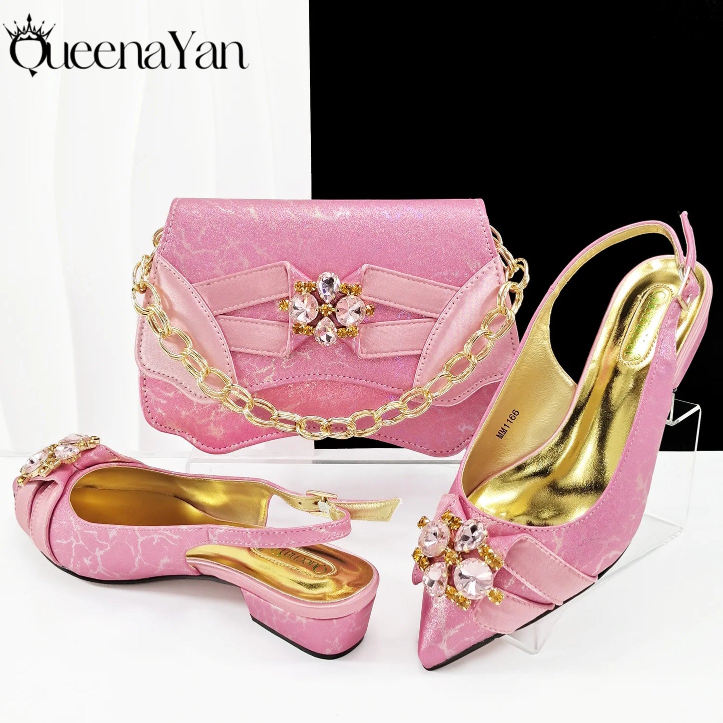 Ensemble de sandales et de sacs assortis pour femmes, chaussures de mariage, vert citron, parfait pour la fête, dîner, éna Yan, mode italienne, 2025