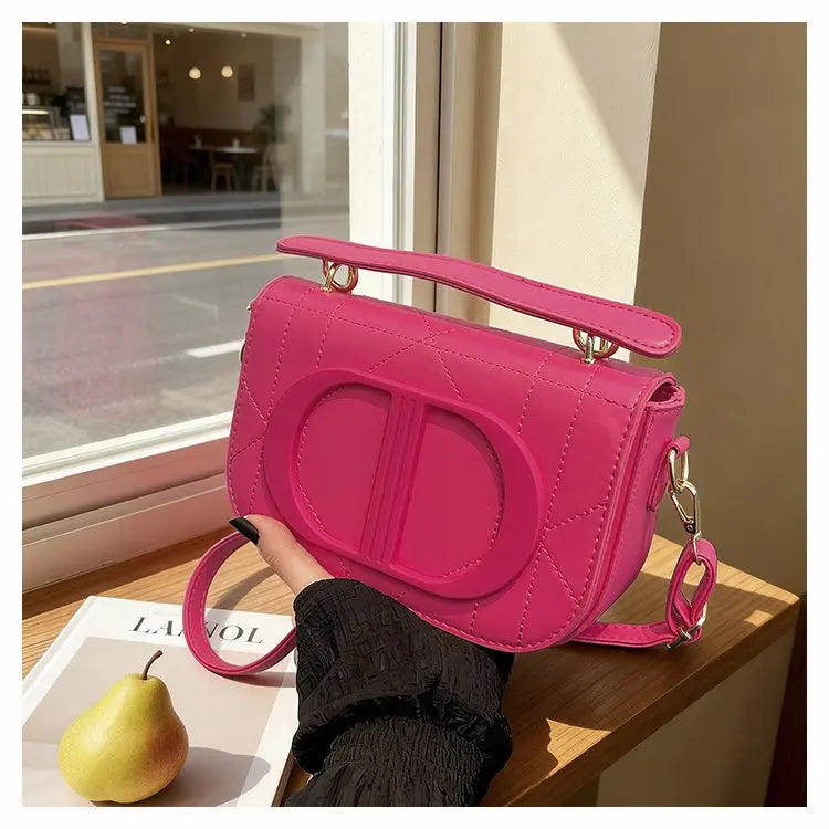 Sac à main matelassé de luxe pour femme, nouvelle collection 2026, avec détails lettres, élégant, multicolore, sac à bandoulière