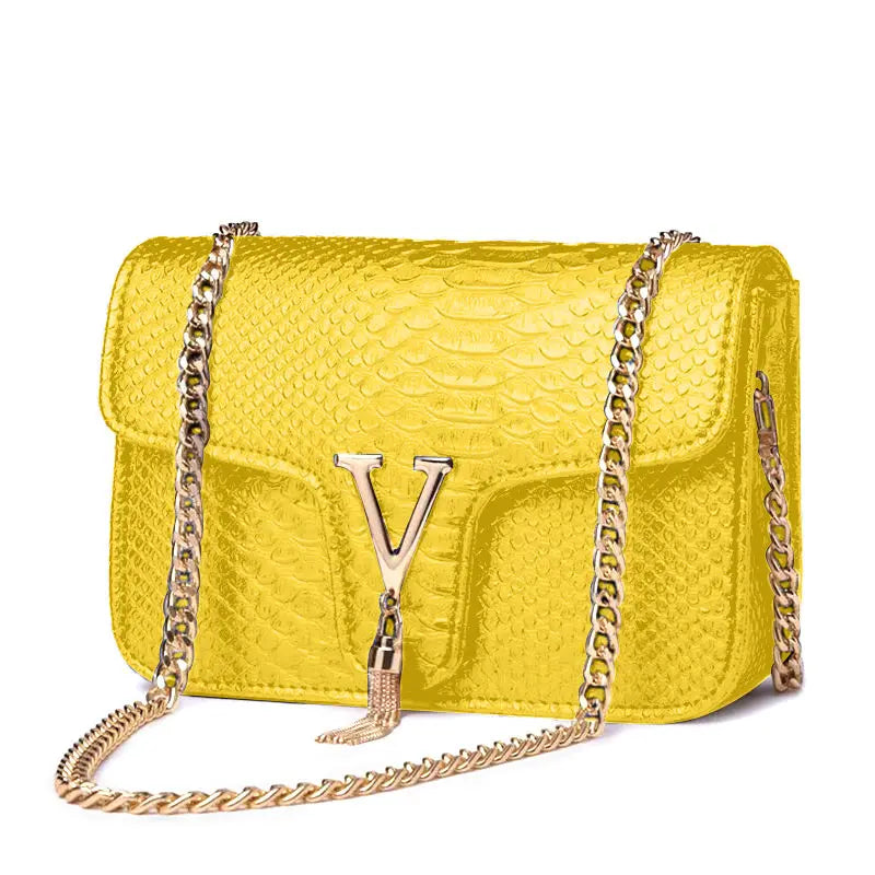 Sacs de luxe en cuir de crocodile pour femmes, sacs à bandoulière avec chaîne, sacs à main, sacs messager, pochettes pour femmes, nouvelle collection 2026
