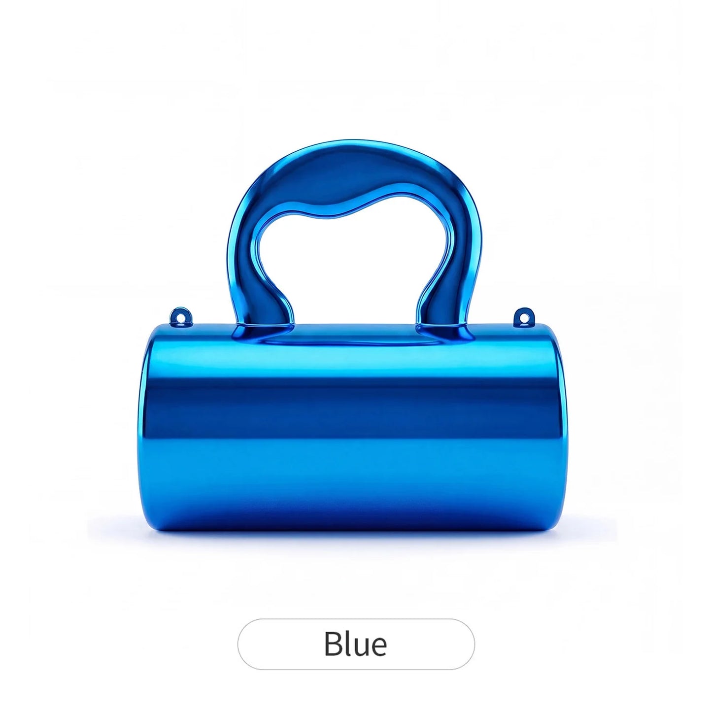 Pochette cylindrique mini élégante en acrylique doré, scintillante, pour soirées/fêtes, sac de luxe pour femmes, à porter à l'épaule ou en bandoulière