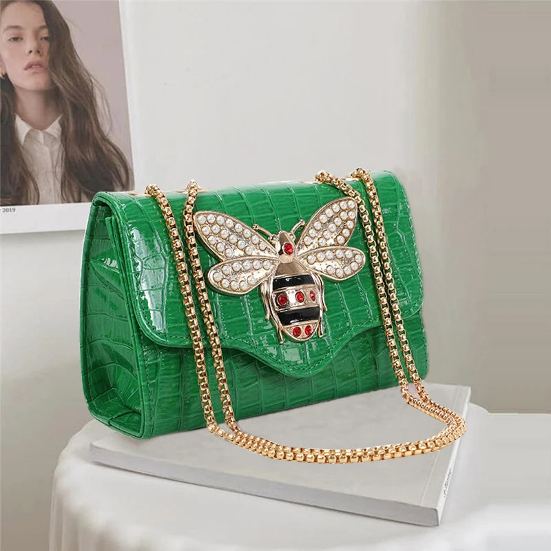 Sacs Fashion Honeybee, sac à bandoulière, petit sac à bandoulière à chaîne pour femme, sacs à main de marque de luxe, sac de voyage pour femme
