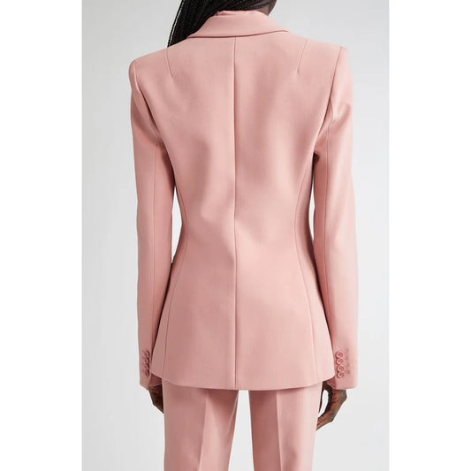 Costume de soirée formel rose pour femmes, ensemble deux pièces (Blazer + pantalon), bouton unique cranté, pour le bureau, quotidien, nouvelle collection