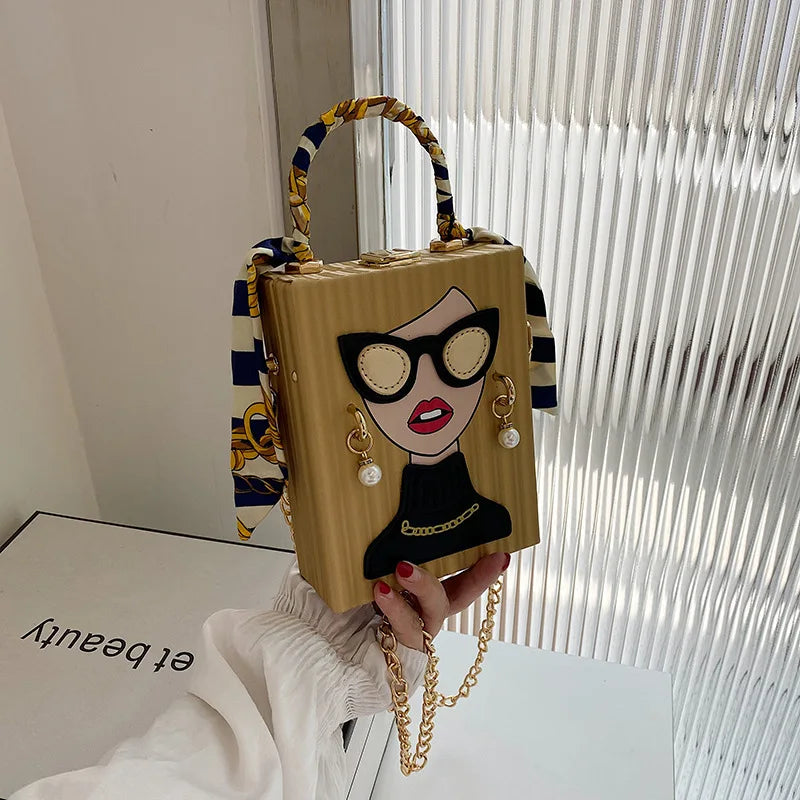 Sacs de soirée pour femmes, sac à bandoulière en cuir à la mode, dur de haute qualité, Hip Hop Party, sac à main de luxe de styliste, nouvelle collection 2023