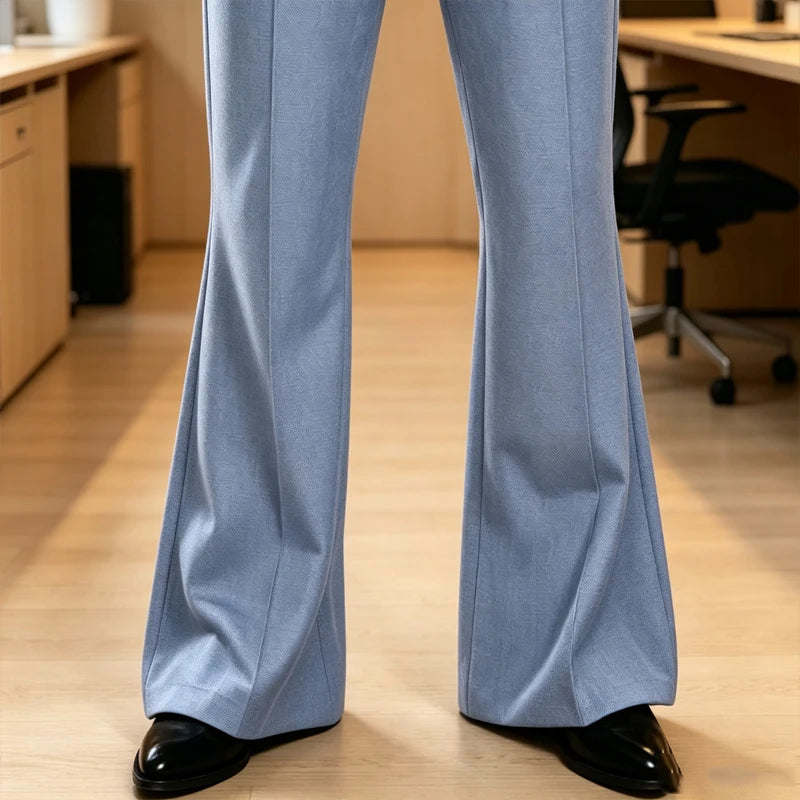 Ensemble de costume 3 pièces vintage pour homme, revers pointu, coupe ajustée, blazer croisé à 2 boutons, gilet et pantalon évasé pour occasions formelles, affaires et mariages