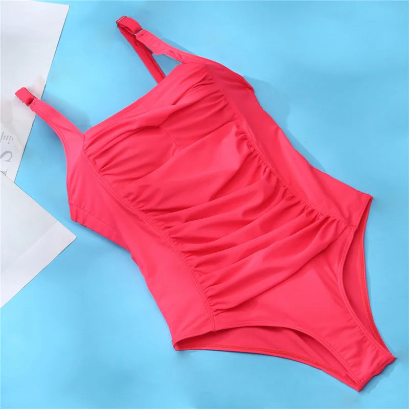 Été Sexy une pièce grande taille maillots de bain Push Up femmes grande taille maillot de bain fermé body femme maillot de bain piscine maillots de bain