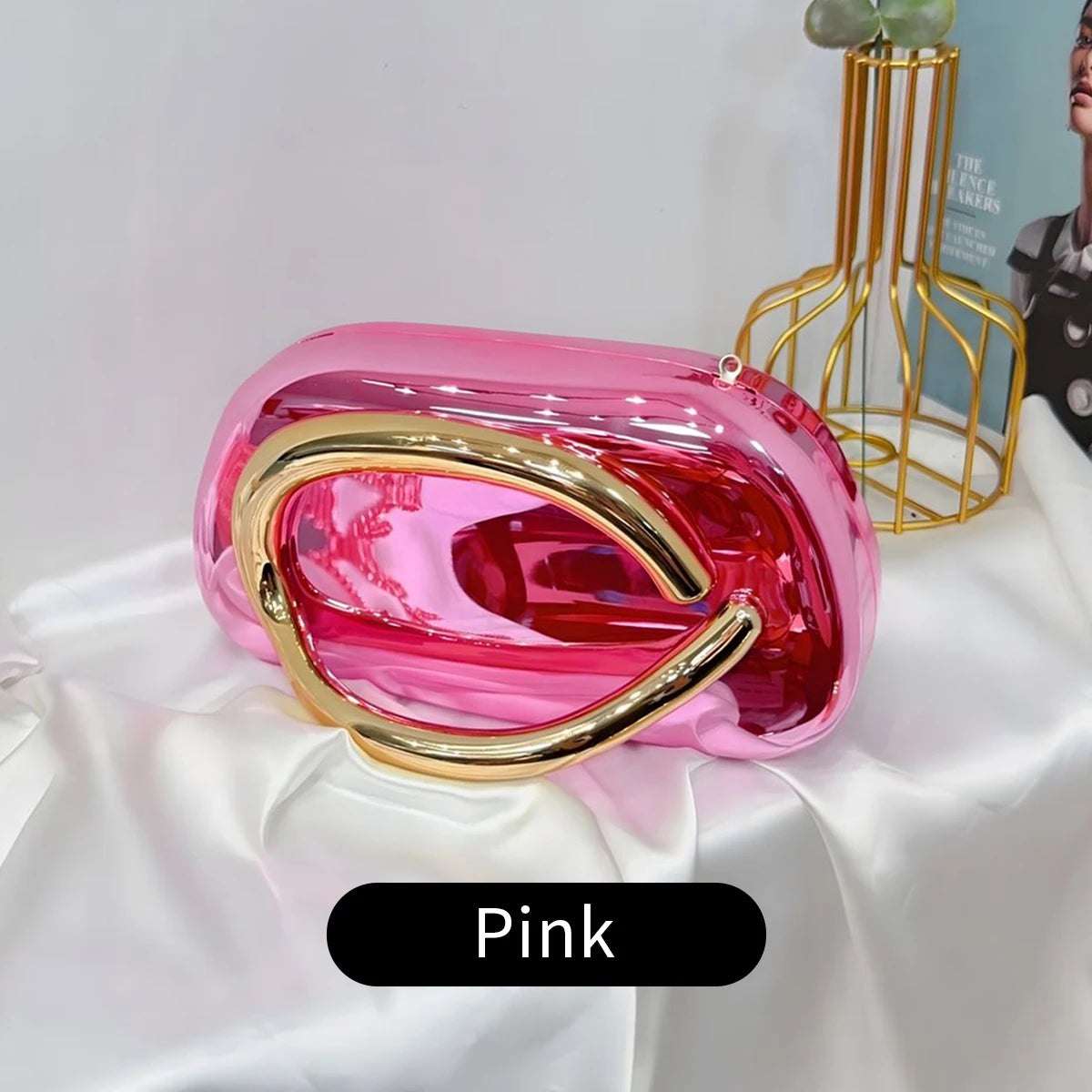 Sacs à bandoulière en forme de boîte acrylique pour femmes, élégants, sacs de soirée, sac à main mignon de fête, Mini portefeuille de mariage, pochette de Banquet