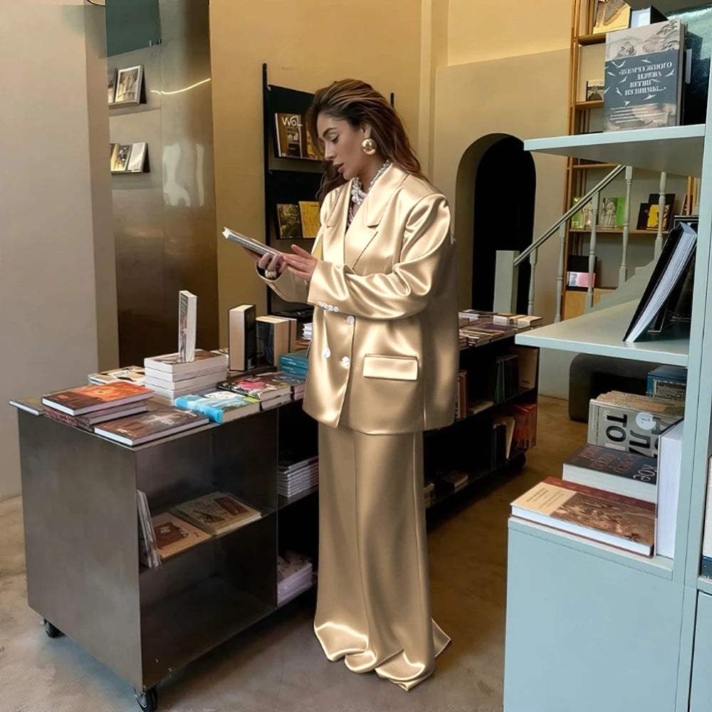 Costume élégant pour femmes, ensemble 2 pièces (veste + jupe mi-longue), magnifique vêtement d'extérieur pour invités de mariage, Look formel de soirée