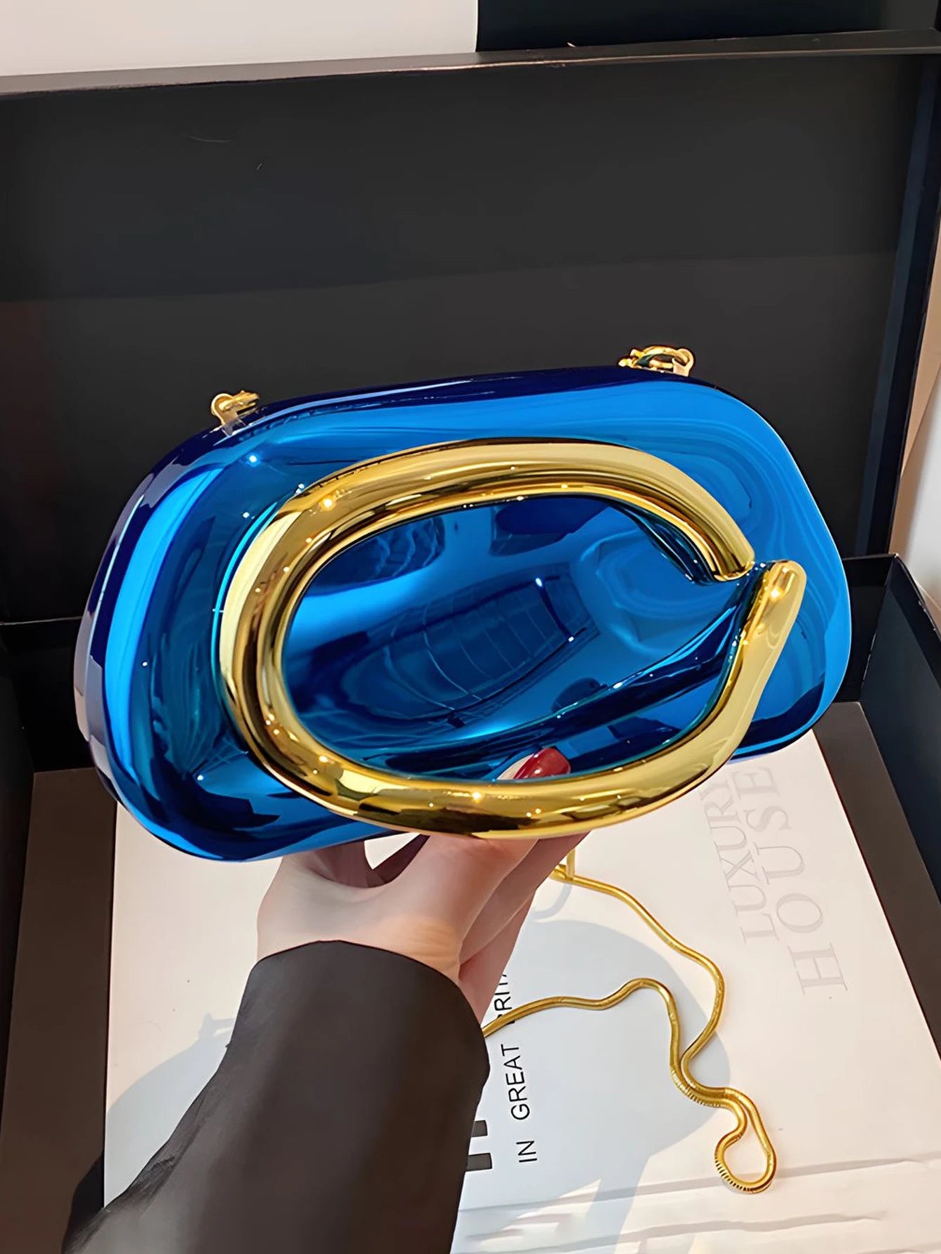 Sacs à bandoulière en forme de boîte acrylique pour femmes, élégants, sacs de soirée, sac à main mignon de fête, Mini portefeuille de mariage, pochette de Banquet