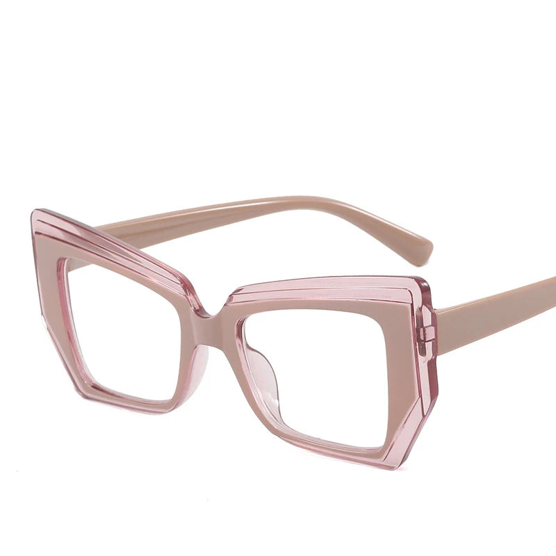 Monture de lunettes d'ordinateur anti-lumière bleue pour hommes et femmes, lunettes de forme spéciale, lunettes de blocage, lunettes optiques, lunettes polygonales