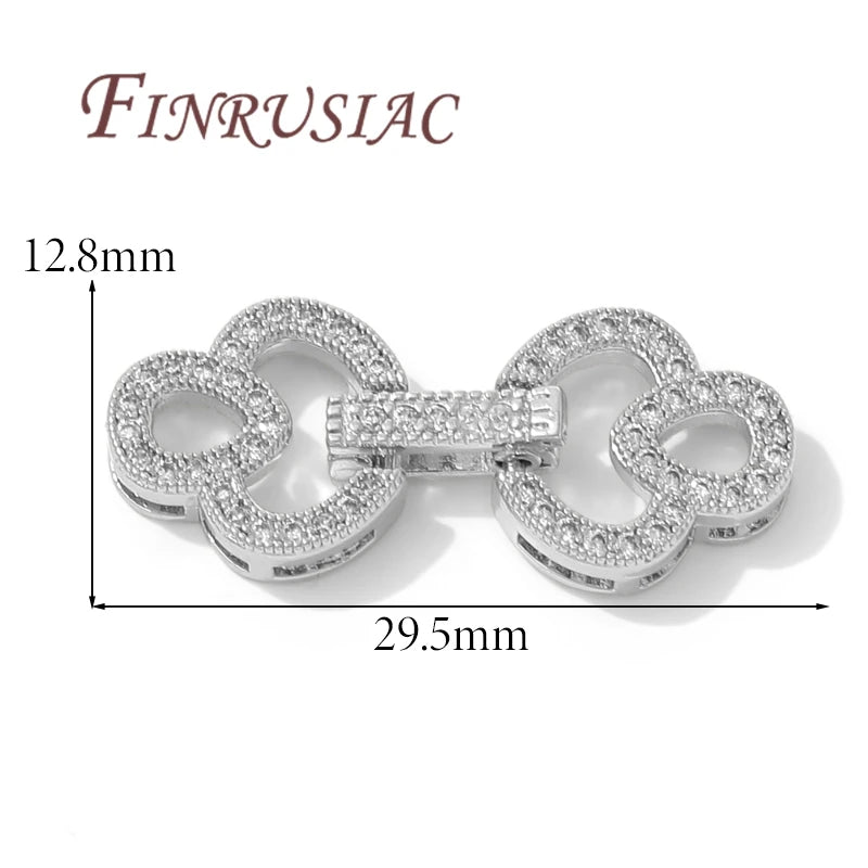 18K Gold Plated Connectors Clasps For Pearl,Bracelet Clasp For Jewelry Making,Necklace Clasp DIY Beading Accessories,Fittings