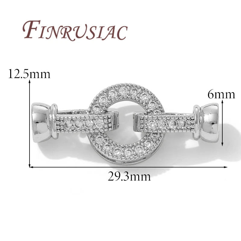18K Gold Plated Connectors Clasps For Pearl,Bracelet Clasp For Jewelry Making,Necklace Clasp DIY Beading Accessories,Fittings